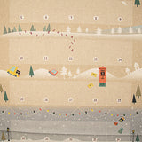 Baumwollstoff-Paneel Kinder-Adventskalender „Das Abenteuer des Weihnachtsmanns“ – DIY - Ribes y Casals