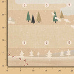 Baumwollstoff-Paneel Kinder-Adventskalender „Das Abenteuer des Weihnachtsmanns“ – DIY - Ribes y Casals