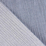 Double Gauze Chambray Blau Denim - Ribes y Casals