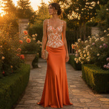 Brocade „Imperial Coral Sunset“ - Ribes y Casals
