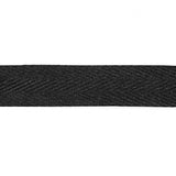 Baumwoll-Fischgrät-Band 30 mm Schwarz - Ribes y Casals