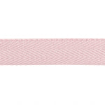 Baumwoll-Fischgrät-Band 30 mm weich rosa - Ribes y Casals