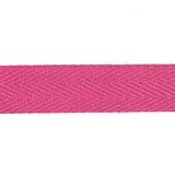 Baumwoll-Fischgrät-Band 30 mm Fuchsia-Rosa - Ribes y Casals