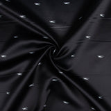 Satin Viskose Druck Minimal Schwarz - Ribes y Casals