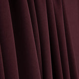 Bordeaux Einfarbiger Krepp - Ribes y Casals
