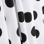 Crepe Polka Dots Schwarz 33mm Weiß - Ribes y Casals