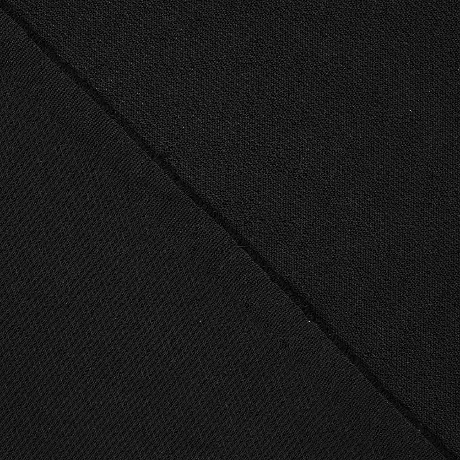 Stoffrest Cuadrillé Polyester Schwarz – verschiedene Maße x Breite 140 cm - Ribes y Casals