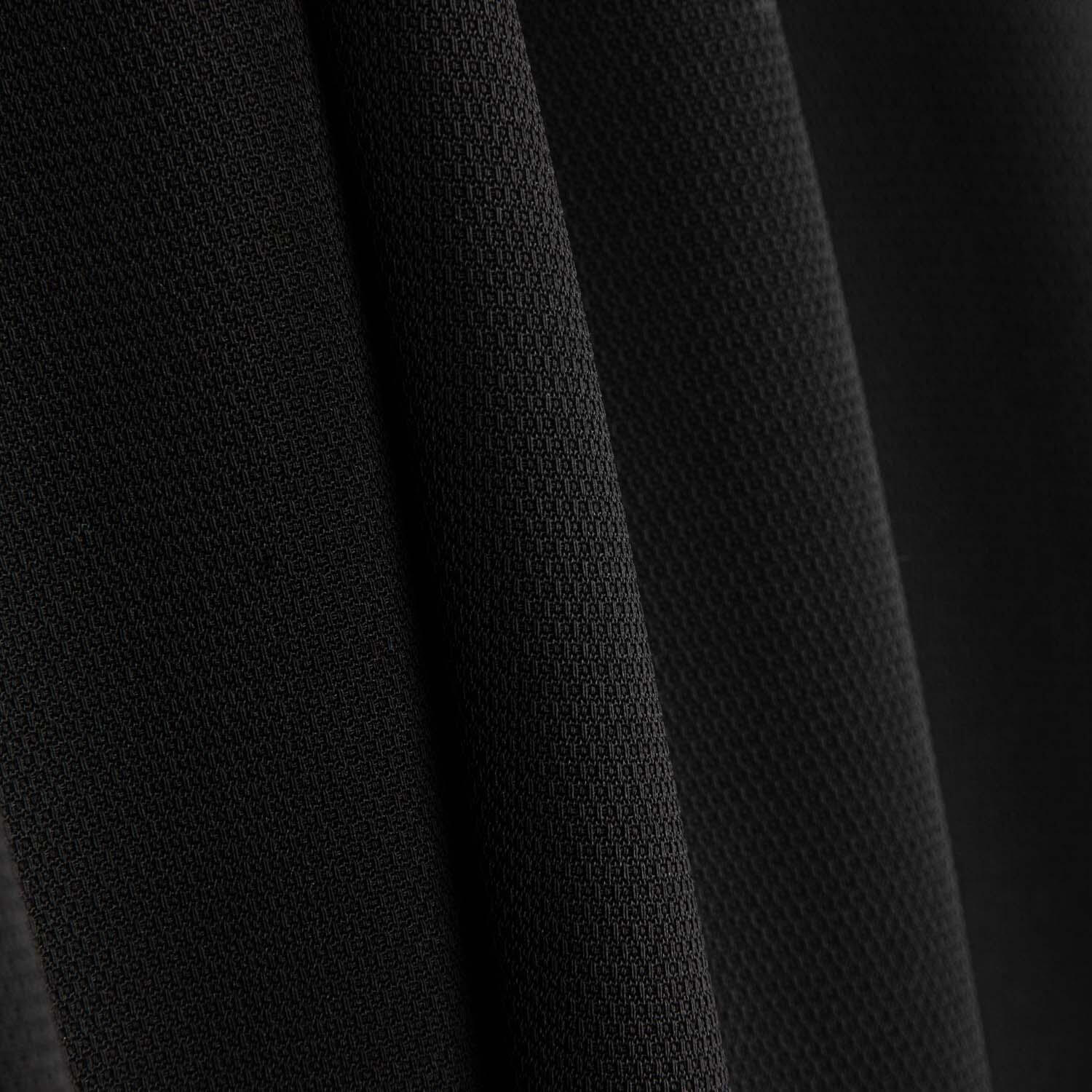 Stoffrest Cuadrillé Polyester Schwarz – verschiedene Maße x Breite 140 cm - Ribes y Casals