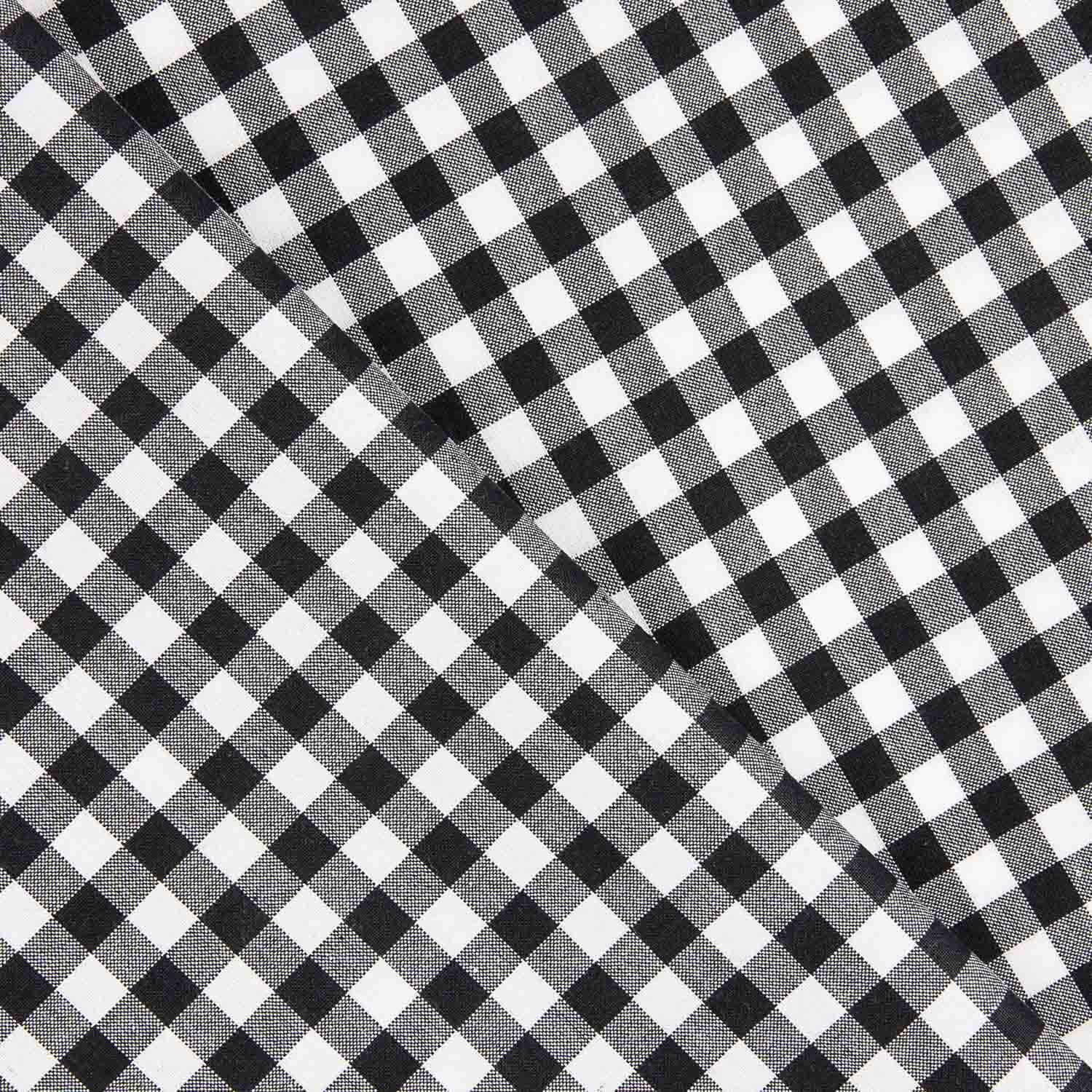 Vichy Basic Kariert Schwarz Medium 60 - Ribes y Casals