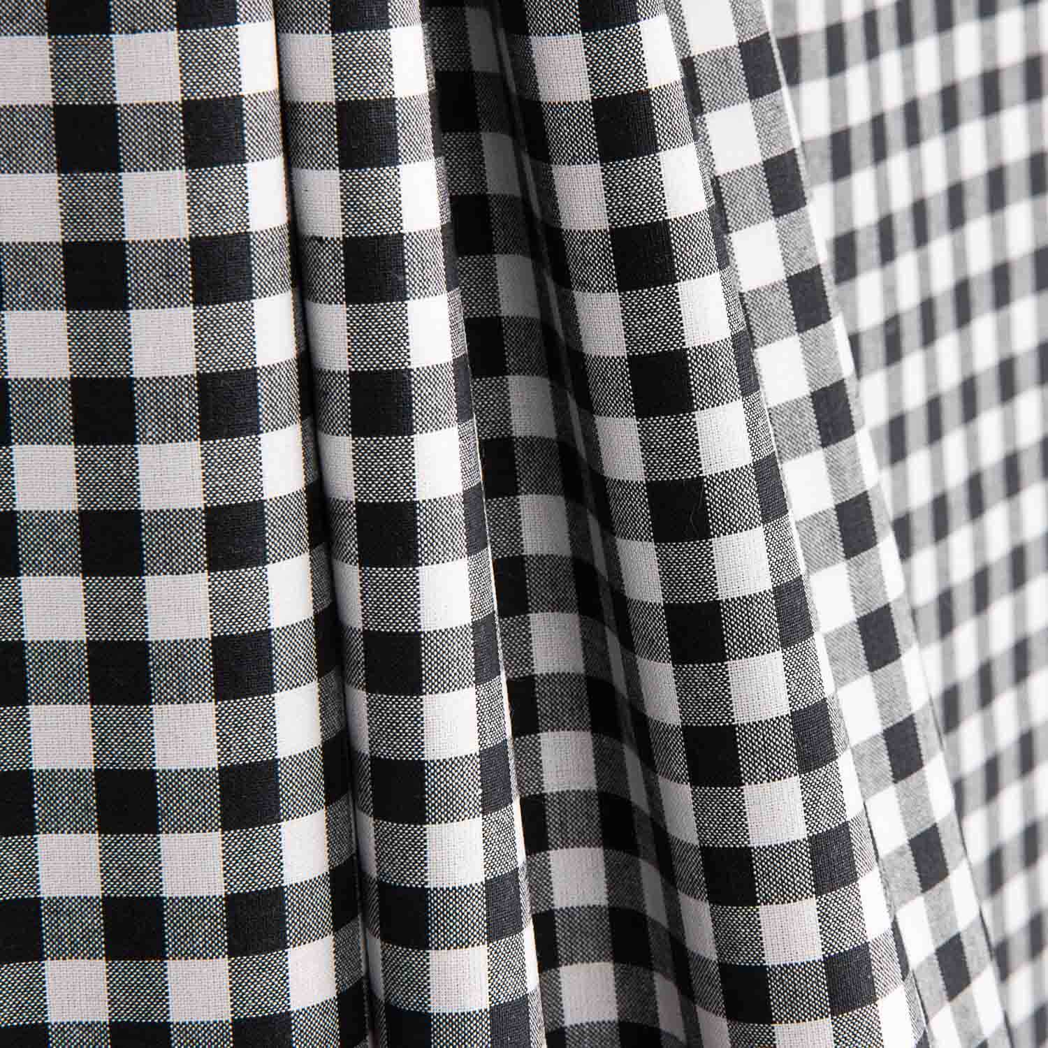 Vichy Basic Kariert Schwarz Medium 60 - Ribes y Casals