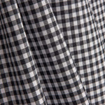 Vichy Kariertes Basic Schwarz Klein 40 - Ribes y Casals