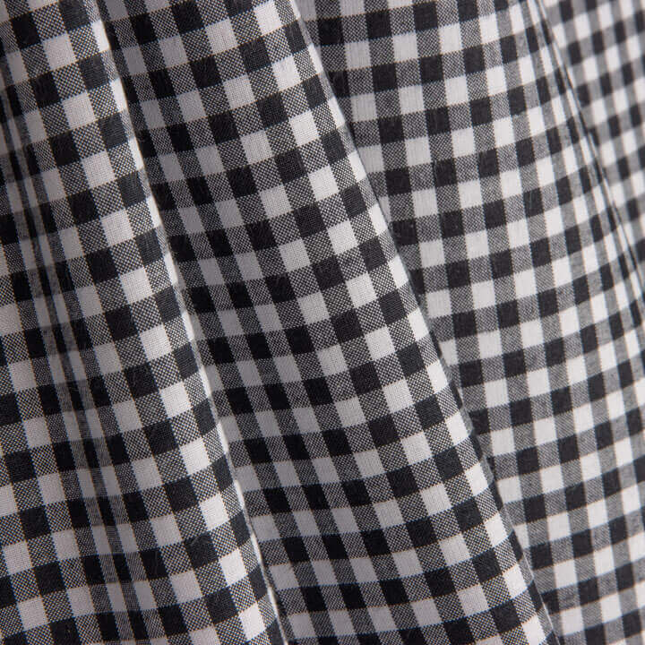 Vichy Kariertes Basic Schwarz Klein 40 - Ribes y Casals