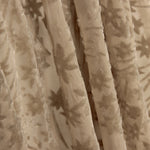 Ausbrenner mit Blumenmuster in Beige-Tönen auf Chiffon - Ribes y Casals