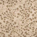 Ausbrenner mit Blumenmuster in Beige-Tönen auf Chiffon - Ribes y Casals