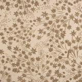 Ausbrenner mit Blumenmuster in Beige-Tönen auf Chiffon - Ribes y Casals