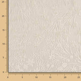 Ecrufarbenes naturfarbenes Blumenmuster auf Chiffon - Ribes y Casals