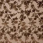 Ausbrenner mit Blumenmuster in Brauntönen auf Chiffon - Ribes y Casals