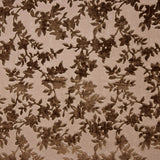 Ausbrenner mit Blumenmuster in Brauntönen auf Chiffon - Ribes y Casals