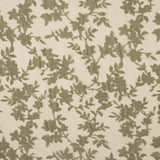 Grünes Ausbrenner-Blumenmuster auf Chiffon - Ribes y Casals