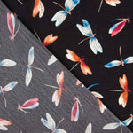 Georgette mit Libellenmuster - Ribes y Casals