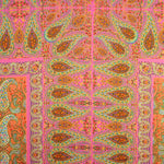 Reststück Viskose-Crêpe mit Paisley-Boho-Muster in Fuchsia – verschiedene Maße x Breite 140 cm - Ribes y Casals
