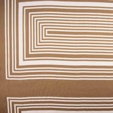 Bedruckter Polyester-Satin in Café Latte - Ribes y Casals
