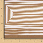 Bedruckter Polyester-Satin in Café Latte - Ribes y Casals