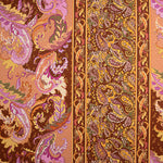 Viskose im Rustikal-Look mit Kaschmir-Muster in Ziegelsteinfarbe - Ribes y Casals