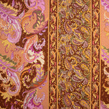 Viskose im Rustikal-Look mit Kaschmir-Muster in Ziegelsteinfarbe - Ribes y Casals