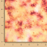 Bedruckte Viskose mit Aquarell-Effekt in Korallenfarben - Ribes y Casals