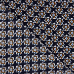 Viskose mit kleinem Blumenmuster in Marineblau - Ribes y Casals