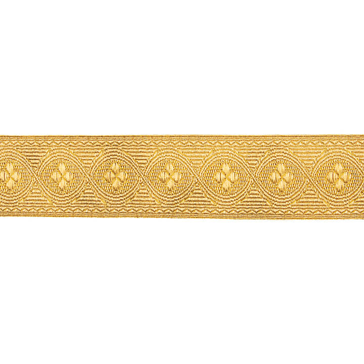 Metallic-Stoff-Borte Gold Ref. 520 – Breite 40 mm - Ribes y Casals