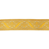 Metallic-Stoff-Borte mit Gold-Finish Ref. 428 – Breite 40 mm - Ribes y Casals