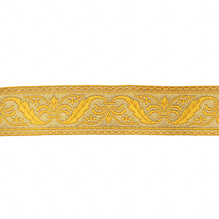 Metallic-Stoff-Borte mit Gold-Finish Ref. 428 – Breite 40 mm - Ribes y Casals