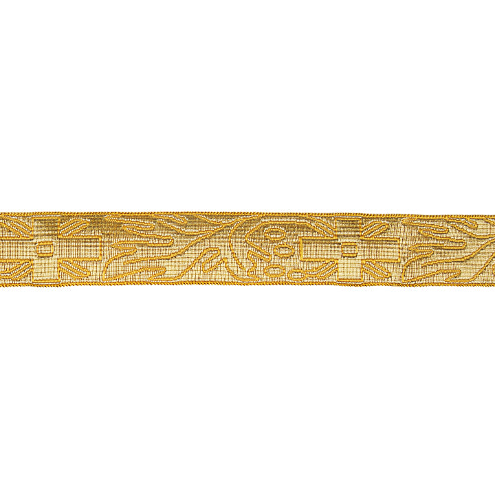 Metallic-Stoff-Borte Gold Ref. 438 – Breite 25 mm - Ribes y Casals