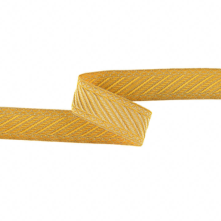 Metallic-Stoff-Borte Gold Ref. 448 – Breite 25 mm - Ribes y Casals