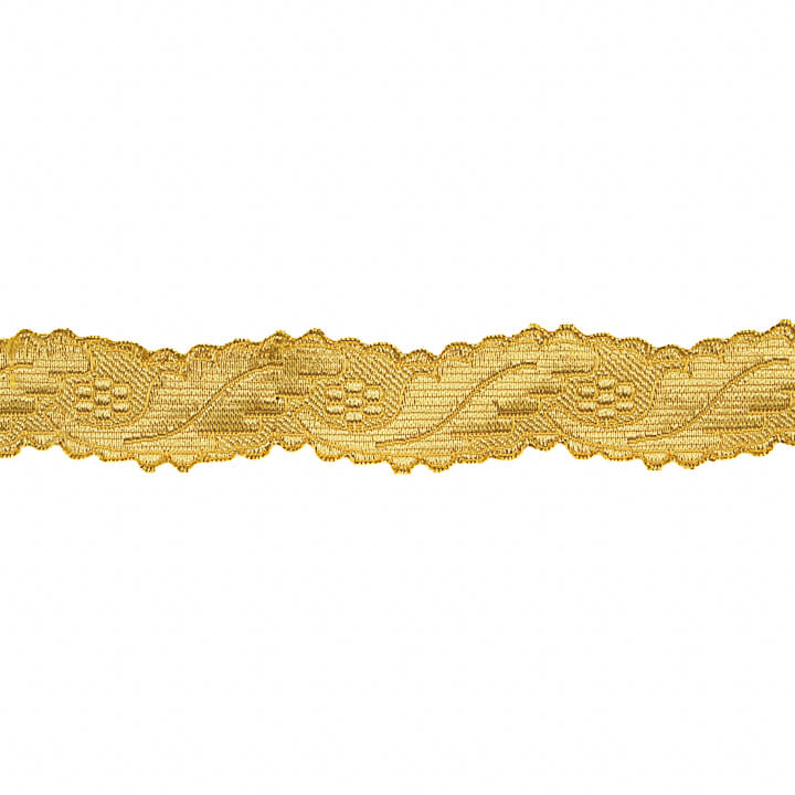 Metallic-Stoff-Borte Gold Ref. 7908 – Breite 25 mm - Ribes y Casals