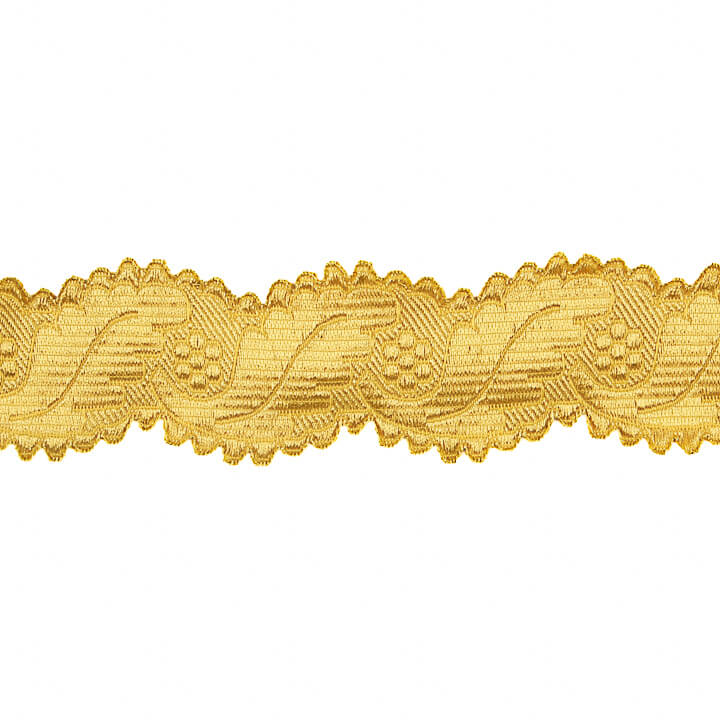 Metallic-Stoff-Borte Gold Ref. 7908 – Breite 40 mm - Ribes y Casals