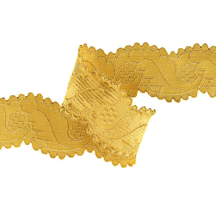 Metallic-Stoff-Borte Gold Ref. 7908 – Breite 40 mm - Ribes y Casals