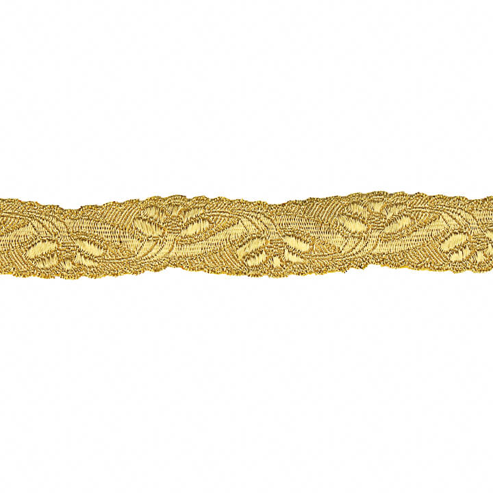Metallic-Stoff-Borte Gold Ref. 95001 – Breite 25 mm - Ribes y Casals