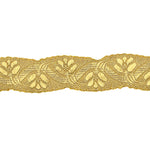 Metallic-Stoff-Borte Gold Ref. 95001 – Breite 40 mm - Ribes y Casals