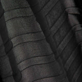 Plissierte Gaze „Soleil“ in Schwarz - Ribes y Casals