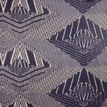 Gaze Bambula geometrisch Ebenholz Violett - Ribes y Casals