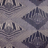 Gaze Bambula geometrisch Ebenholz Violett - Ribes y Casals