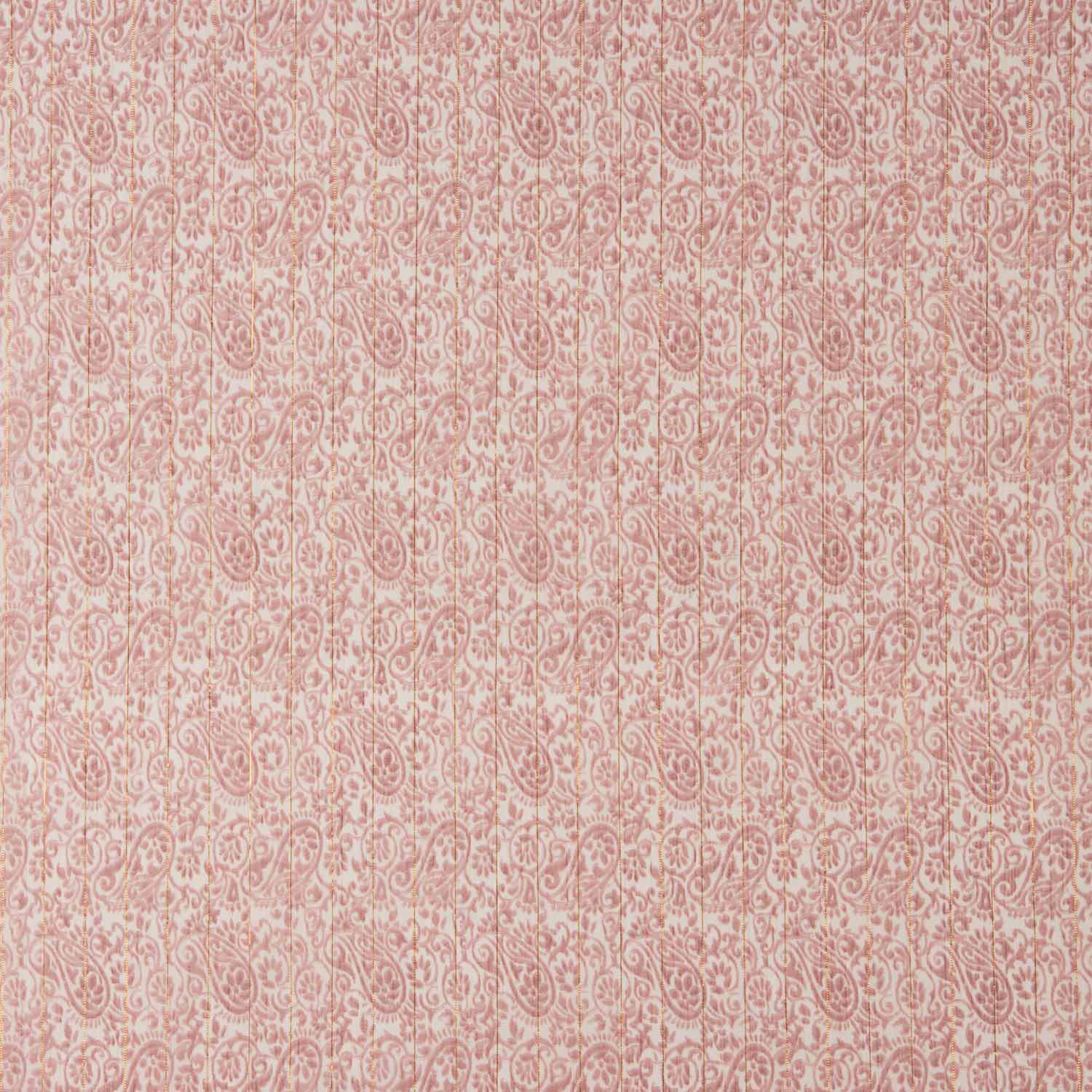 Bedruckte Lurex-Polyester-Gaze in Kaschmirrosa - Ribes y Casals