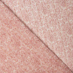 Bedruckte Lurex-Polyester-Gaze in Kaschmirrosa - Ribes y Casals