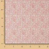 Bedruckte Lurex-Polyester-Gaze in Kaschmirrosa - Ribes y Casals