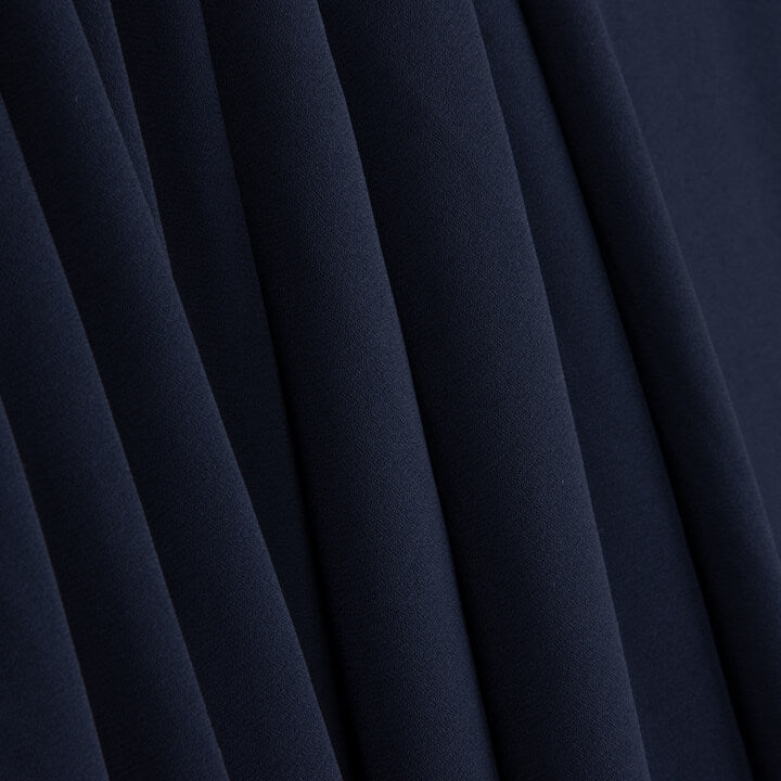 Marineblaue Georgette - Ribes y Casals