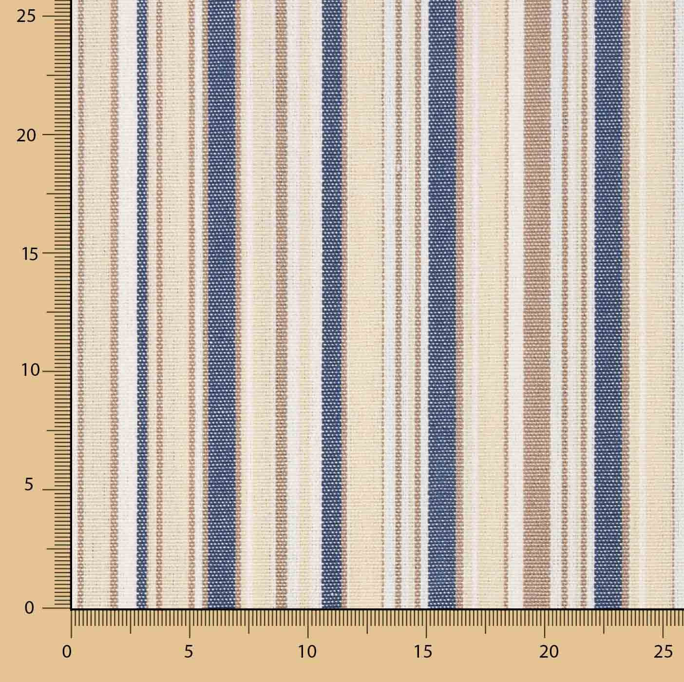 Outdoor Plane Teflon Feine Streifen Mehrfarbig Blau 320cm - Ribes y Casals