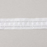Weißer bestickter Batist-Streifen, Modell 11701 – 30 mm - Ribes y Casals